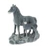 Статуэтка "Лошадь с жеребенком стоят" из мрамолита фото 1 — 