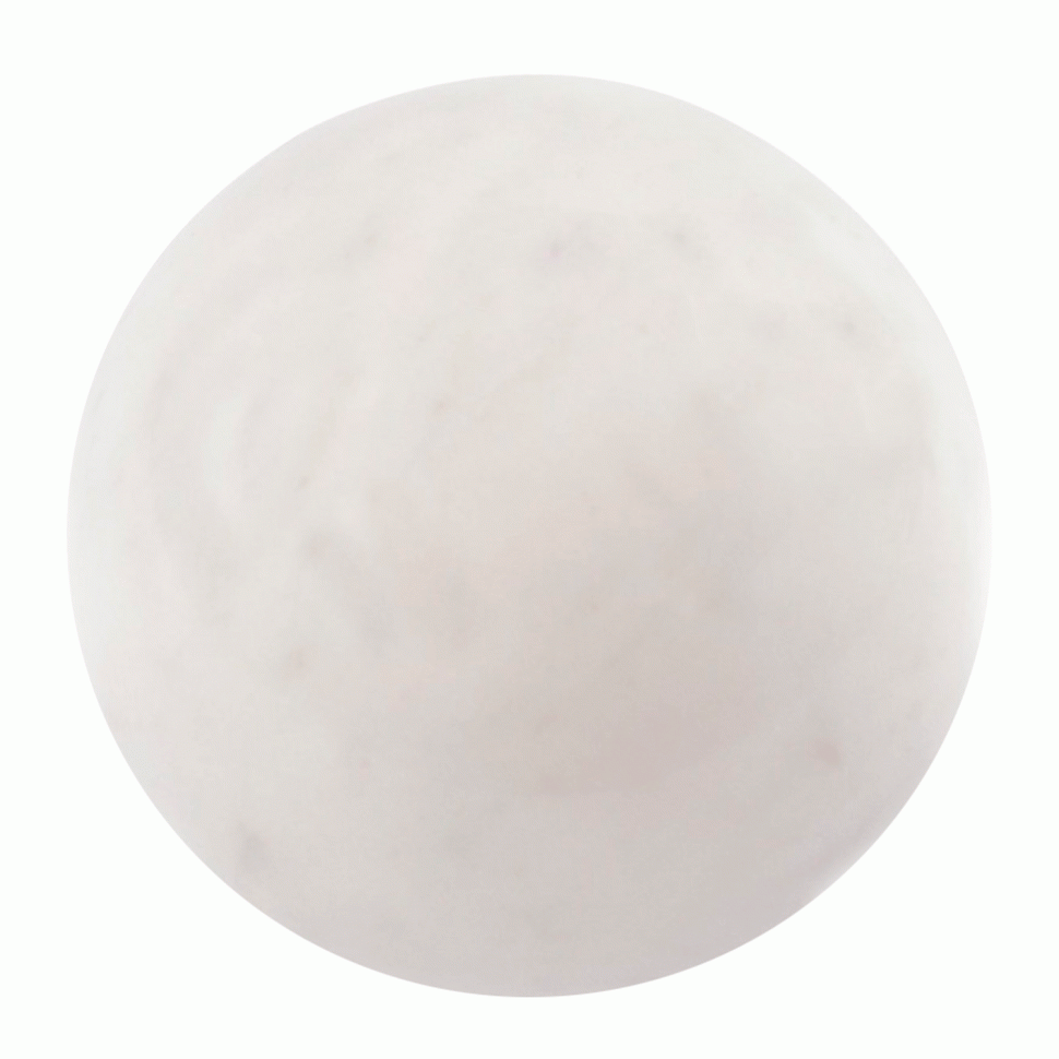 Шар 8 см белый мрамор фото 1 — 