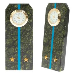 Часы &quot;Погон лейтенант ВВС, ВКС, ВДВ&quot; серпентинит — 