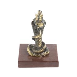 Бронзовая статуэтка &quot;Змея-царевна&quot; на лемезите — 