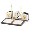 Настольный набор "Куб" из натурального мрамора фото 2 — 
