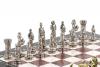 Шахматы подарочные "Средневековые рыцари" 36х36 см камень мрамор лемезит фото 3 — 