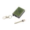 Брелок огниво "Вечная спичка" с накладкой из камня нефрит 2,8х1,3х5 см фото 1 — 