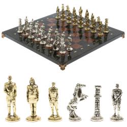 Шахматы &quot;Великая Отечественная война&quot; доска 40х40 см лемезит — 