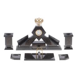 Настольный набор из гранита &quot;Герб России&quot; — 