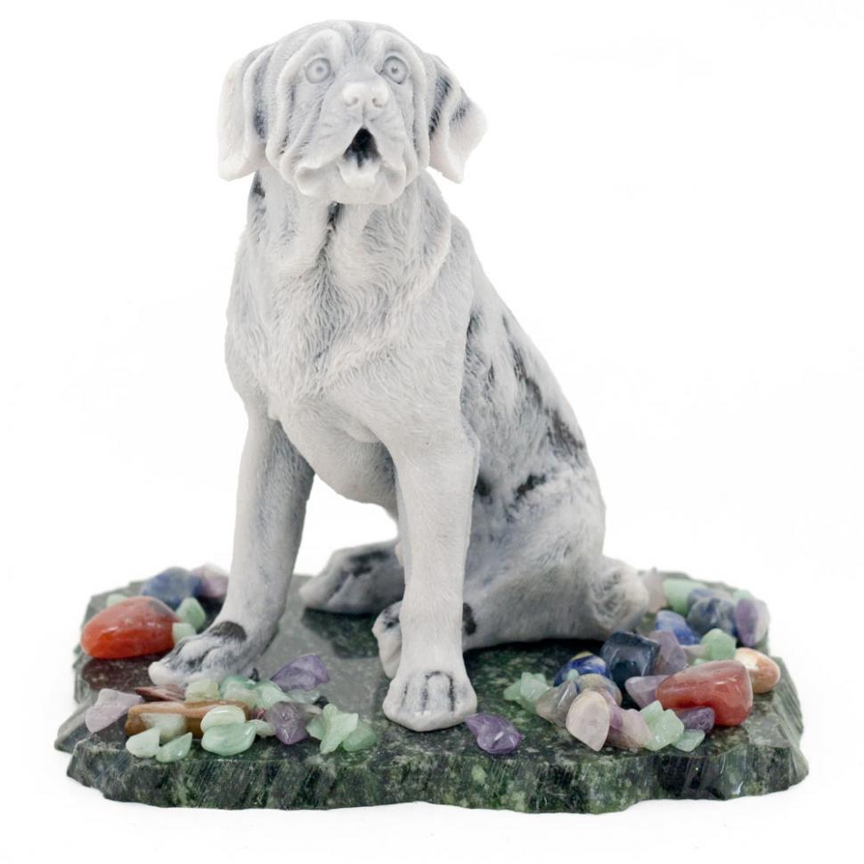 Сувенир из мрамолита "Сенбернар" фото 1 — 