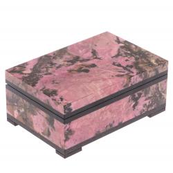 Шкатулка из родонита 10х7х4 см — 