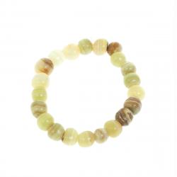 Браслет из оникса 21 бусина / 1 см — 