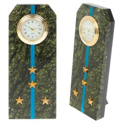 Часы &quot;Погон капитан ВВС, ВКС, ВДВ&quot; серпентинит — 