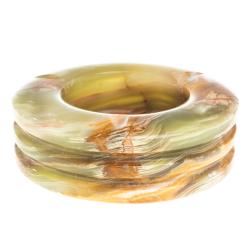 Пепельница из камня оникс 12,5х12,5х3,5 см (5) — 