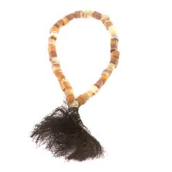 Четки из коричневого оникса 33 бусины грани — 