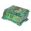 Шкатулка Хозяйка медной горы с иллюстрацией под малахит н3 22х13х9 см фото 1 — 
