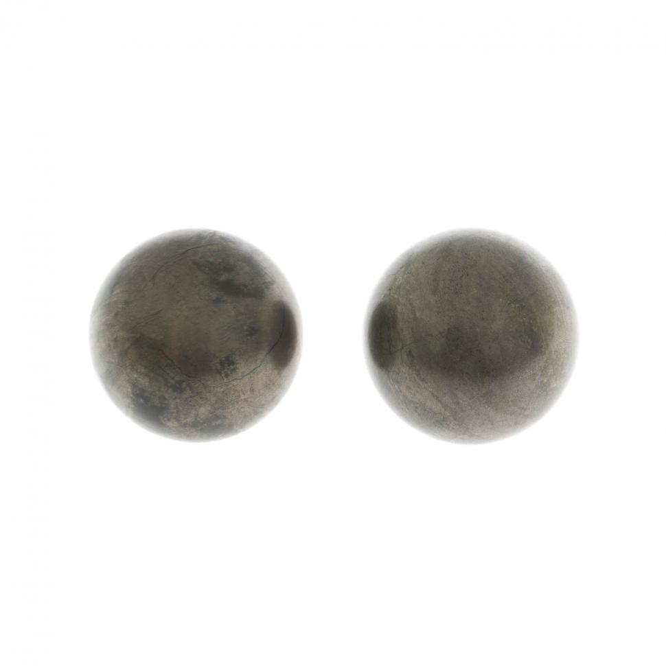 Шары для массажа 3,5 см из камня пирит фото 1 — 