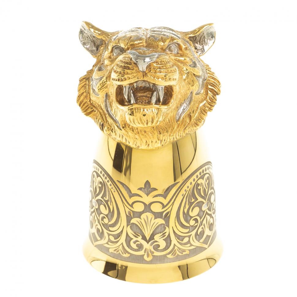 Стопка перевертыш "Тигр" 60 мл Златоуст фото 1 — 