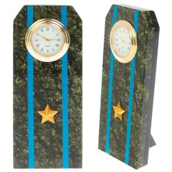 Часы &quot;Погон майор ВВС, ВКС, ВДВ&quot; серпентинит — 