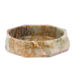 Пепельница восемь граней из офиокальцита — 