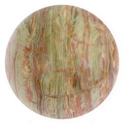 Шар из оникса зелено-коричневый 10 см (4) — 