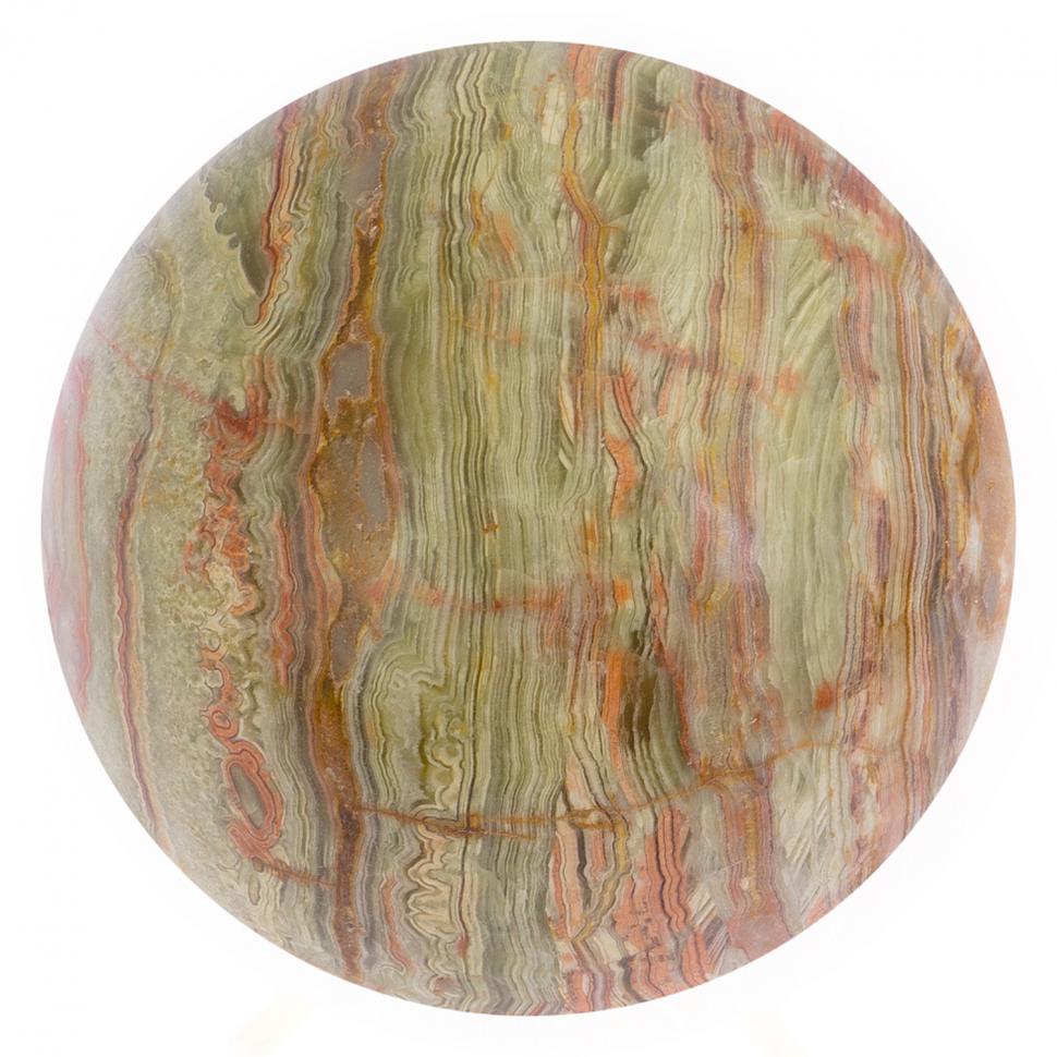 Шар из оникса зелено-коричневый 10 см (4) фото 1 — 