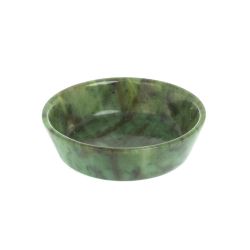 Тарелка Орешница из нефрита 8х8х2 см — 