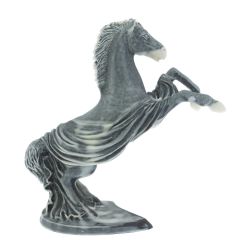 Статуэтка &quot;Конь на дыбах&quot; большой из мрамолита — 