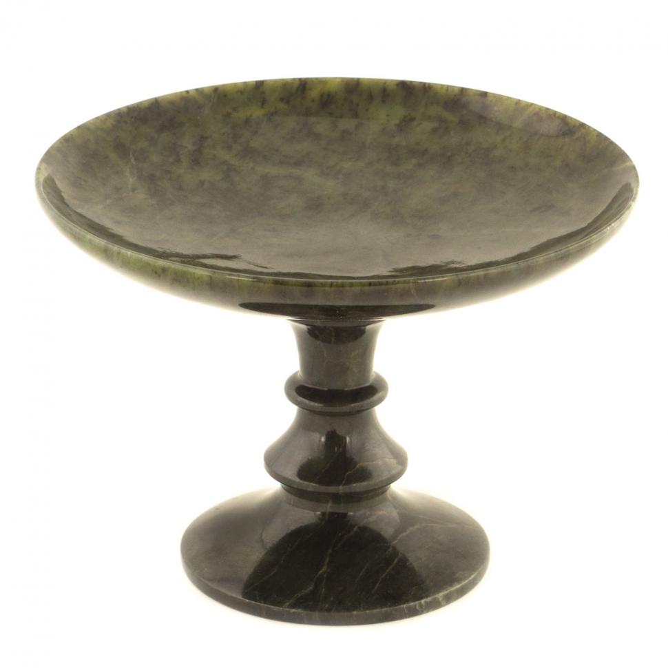 Фруктовница из нефрита 18,5х13 см фото 1 — 