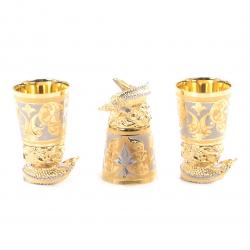 Набор стопок перевертышей 3 шт &quot;Осетры&quot; Златоуст — 