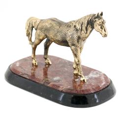 Статуэтка &quot;Лошадка&quot; из бронзы и креноида — 
