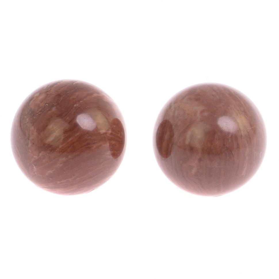 Шары для массажа из лемезита 3 см (пара) фото 1 — 