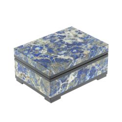 Шкатулка из афганского лазурита 10х7,5х5 см — 