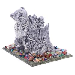 Карандашница &quot;Медведь&quot; из мрамолита — 