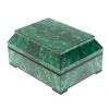 Малахитовый ларец 17х13х8,5 см фото 4 — 