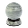 Шар на подставке из серого мрамора 9,5 см фото 1 — 