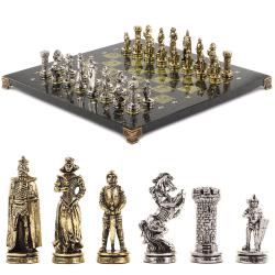 Шахматы &quot;Рыцари&quot; 36х36 см змеевик — 