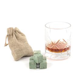 Камни для виски набор 6 кубиков из жадеита — 