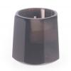 Подсвечник из обсидиана со свечой 6х6х4,5 см фото 1 — 