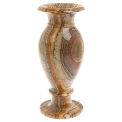 Ваза из коричневого оникса 13х13х30 см (5х12) — 