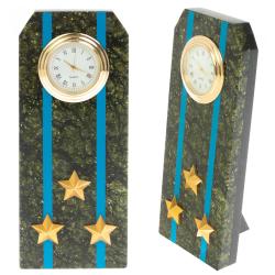 Часы &quot;Погон полковник ВВС, ВКС, ВДВ&quot; серпентинит — 