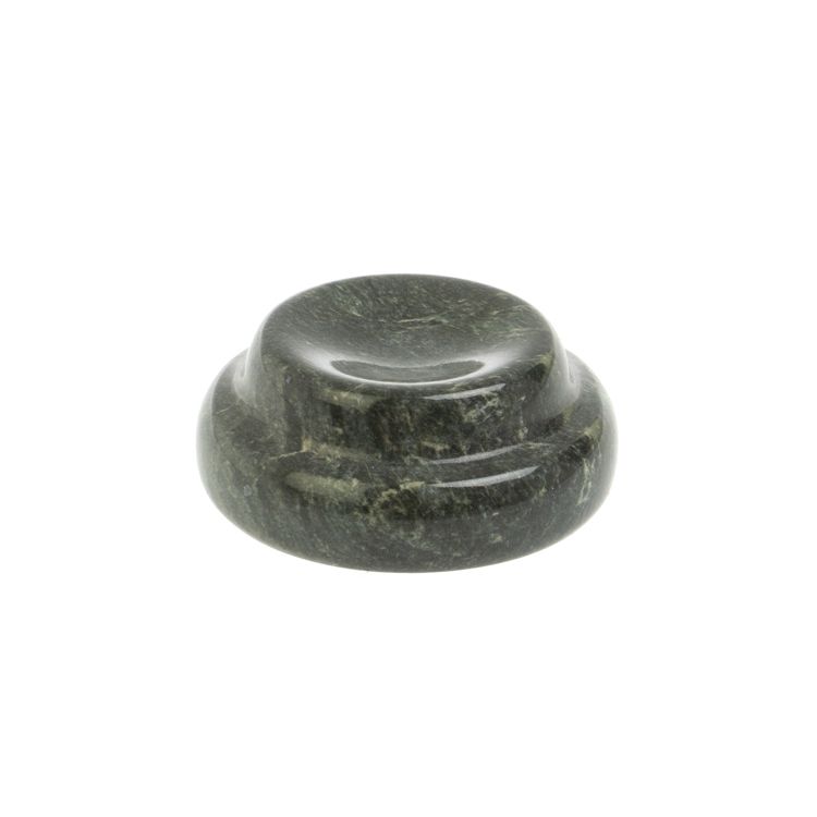 Подставка под шар из шабровского змеевика  3,7х3,7х1,5 см фото 1 — 