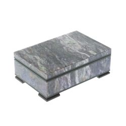 Шкатулка из чароита 12х8х4,5 см — 