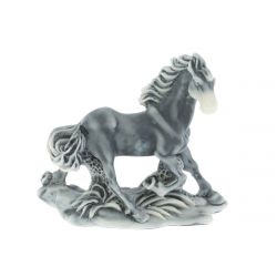 Статуэтка &quot;Конь скачет&quot; из мрамолита — 