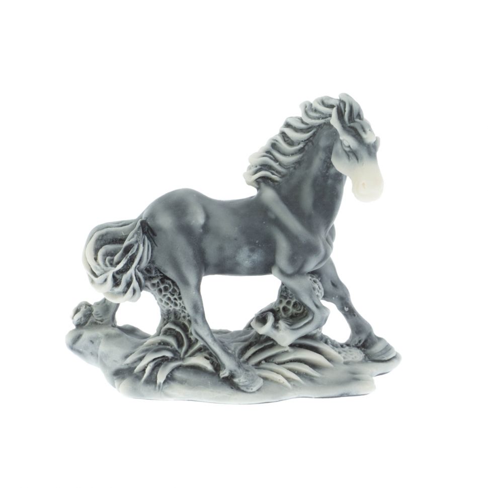 Статуэтка "Конь скачет" из мрамолита фото 1 — 