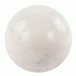 Шар из натурального белого мрамора 10,5 см — 