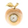 Часы «Яблоко» из бежевого оникса 5×6 см (2) фото 5 — 