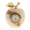 Часы «Яблоко» из бежевого оникса 5×6 см (2) фото 3 — 