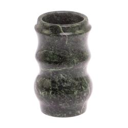 Карандашница круглая из змеевика — 