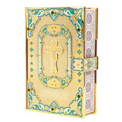 Подарочная &quot;Библия&quot; позолоченная Златоуст — 