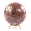 Шар из красного камня креноид 10,5 см фото 2 — 
