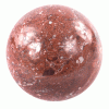 Шар из красного камня креноид 10,5 см фото 1 — 