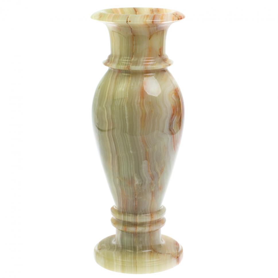 Ваза из зеленого оникса 13х35 см (5х14) фото 1 — 