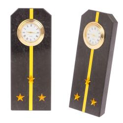 Часы &quot;Погон старший лейтенант ВМФ&quot; камень змеевик — 